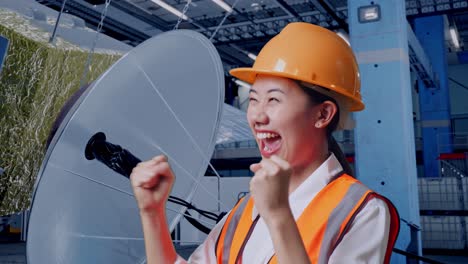successful engineer in a manufacturing facility