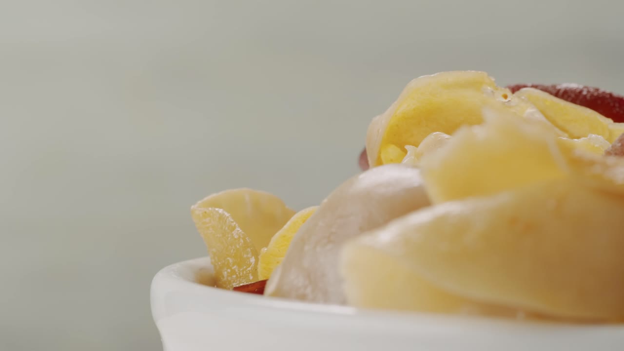 Preservation of vegetables in banks. Fermentation products. Harvesting mushrooms for the winter. Copy space. High quality 4k footage