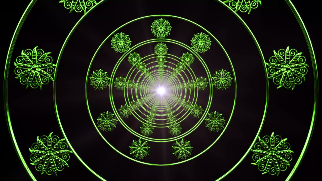 bucle de formas de túnel