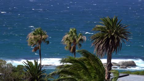 a storm in the indian ocean making big waves