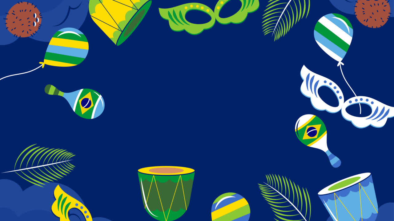 An animation of Flat 7 de setembro background