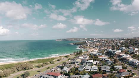 scenery of coastal suburb of freshwater beach in new south wales, australia