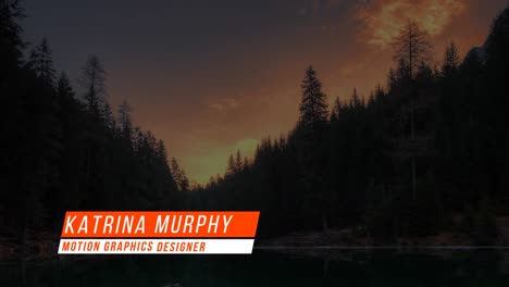 nature scenery with names and titles