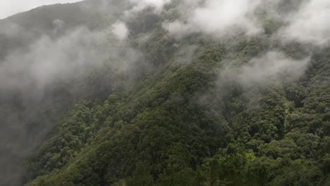 imágenes filmadas en las montañas de madeira, portugal