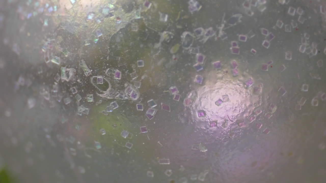 елочное украшение, детальный снимок цветного шара