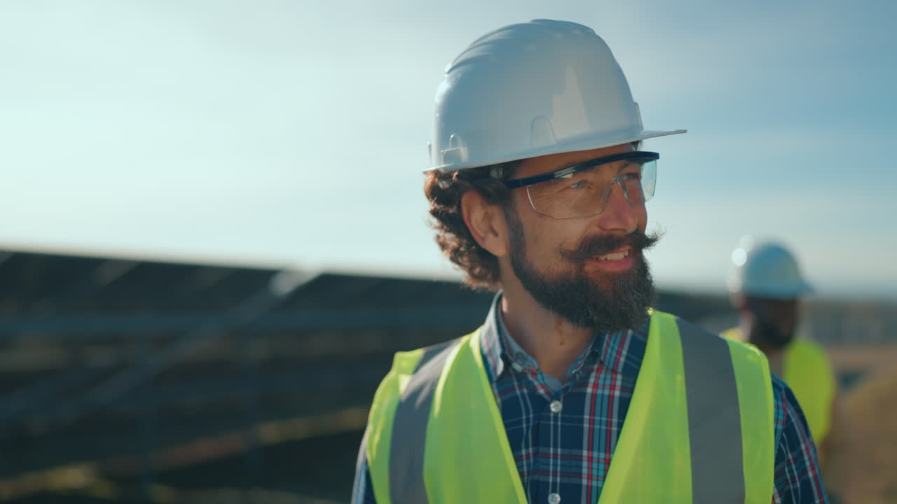 Solar Panel Installation Team