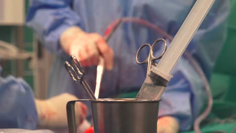 surgery is a medical specialty that uses operative manual and instrumental techniques on a patient to investigate or treat a pathological condition such as a disease or injury