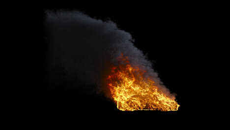 Fire and Smoke Explosion