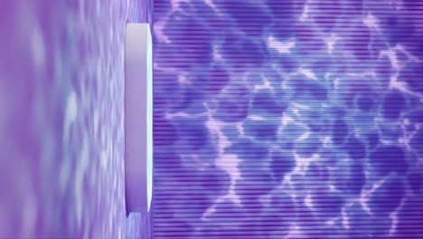 a abstract ripples and white platform purple background vertical