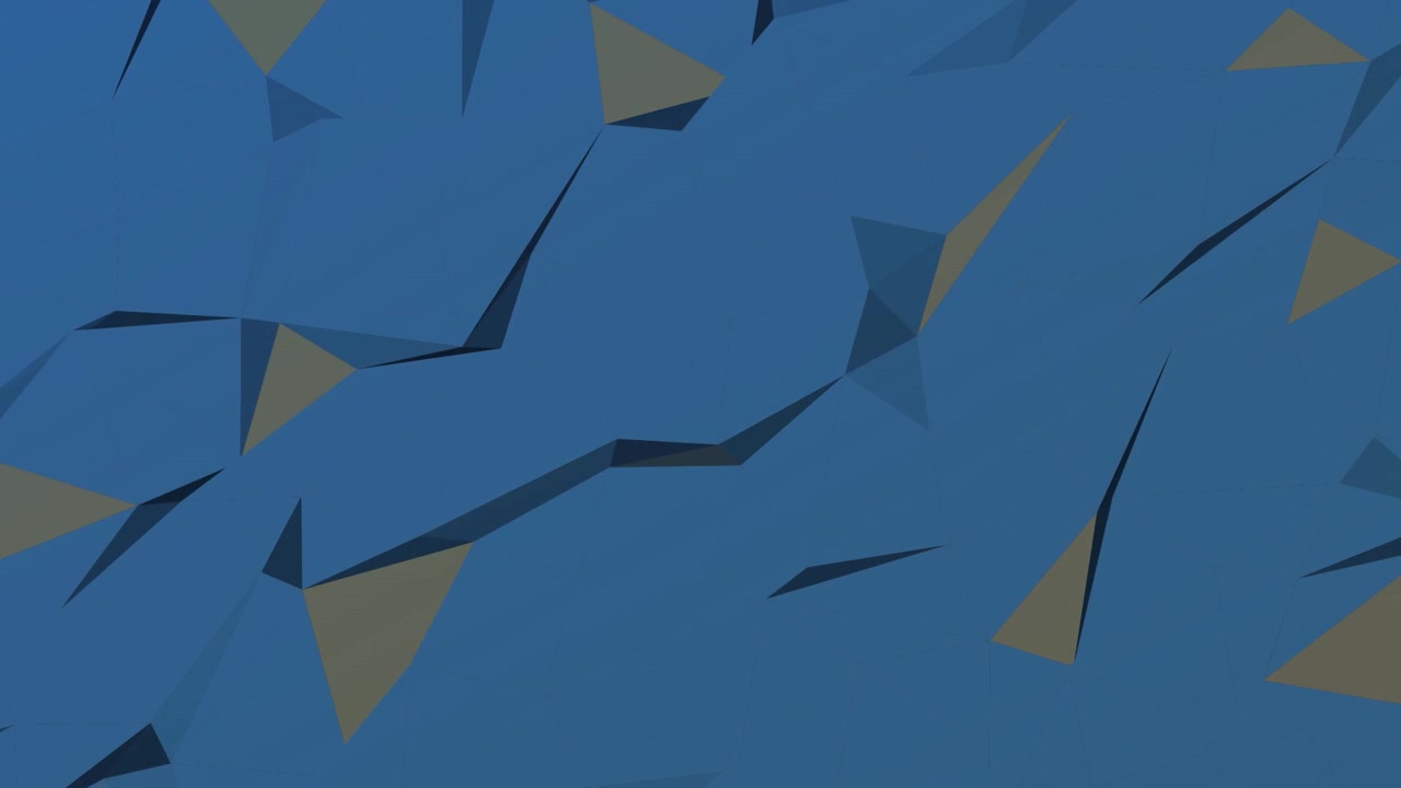 Abstract Blue Low Poly Geometric Background Animation