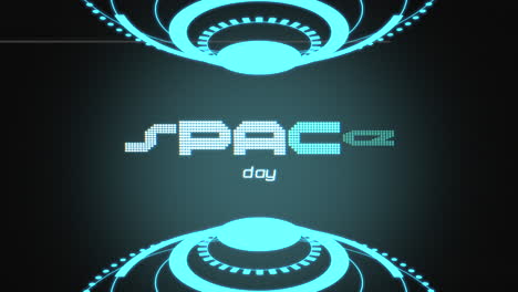 space day with hud elements