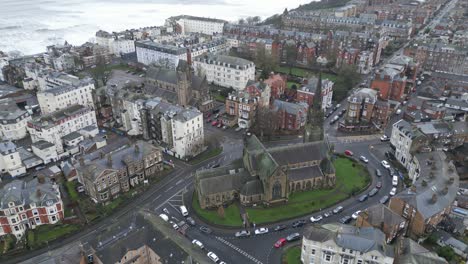 wide angle shot of st