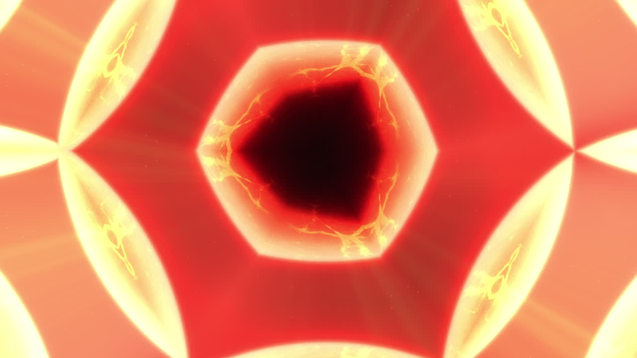 Abstract kaleidoscope animated pattern