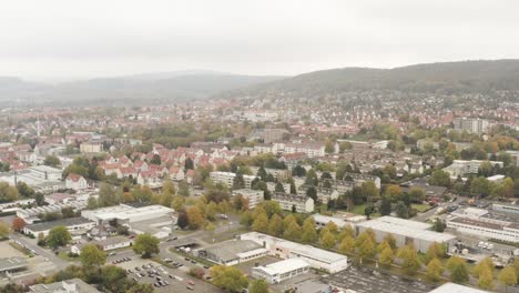 Vistas-Aéreas-De-Northeim-En-Baja-Sajonia,-Alemania,-Europa