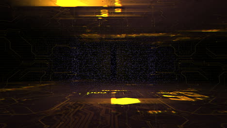 Cyberpunk-background-with-computer-chip-and-numbers