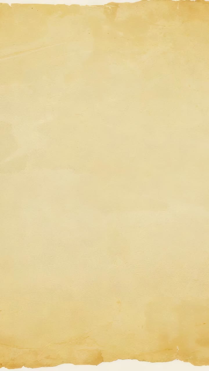 Vertical video: Recording camera capturing aged parchment filling frame at studio, showing stains