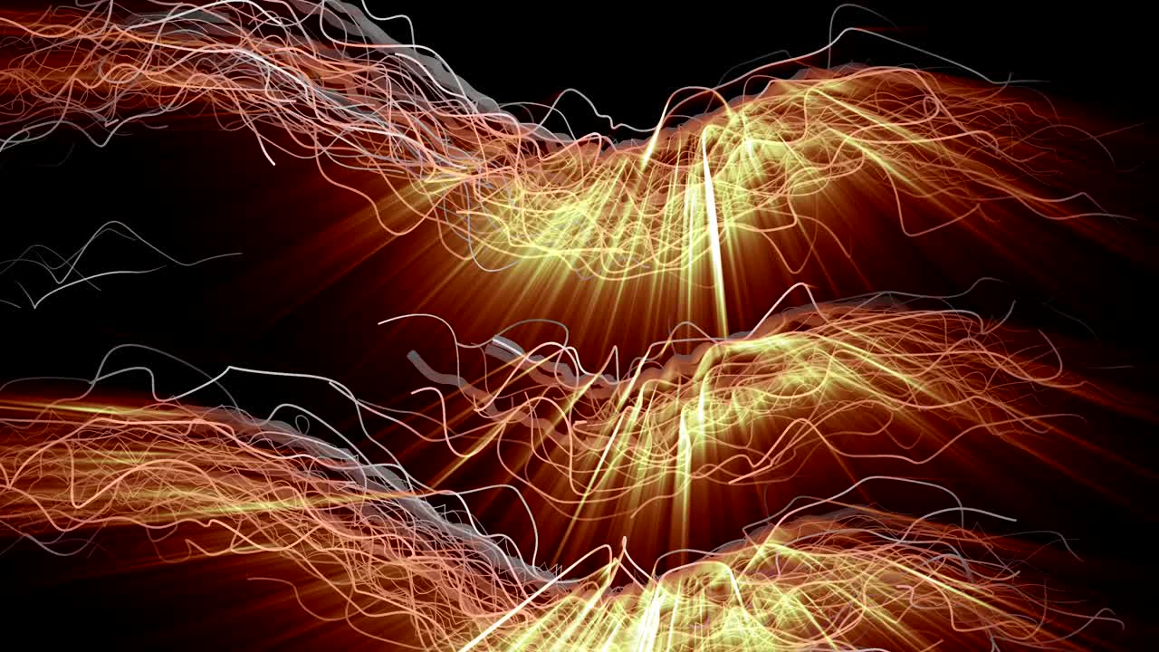 líneas abstractas en movimiento. 4k, bucle sin costuras.