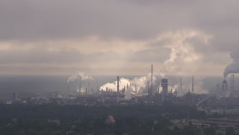fabricación de fertilizantes. vista aérea de drones. lituania