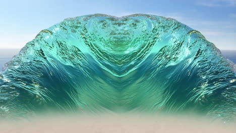 wave on the beach