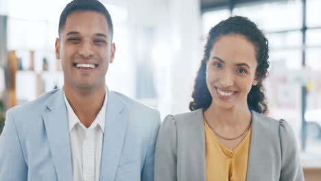 personas de negocios, socios y retrato de la oficina