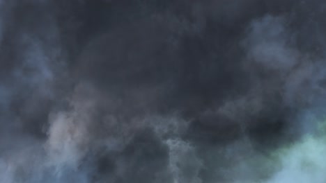 a-thunderstorm-and-lightning-that-flashed-within-the-dark-clouds