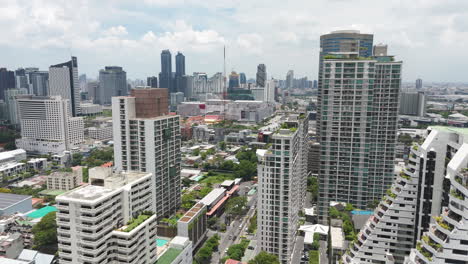 modern phrom phong district - one of the best livable area in bangkok.