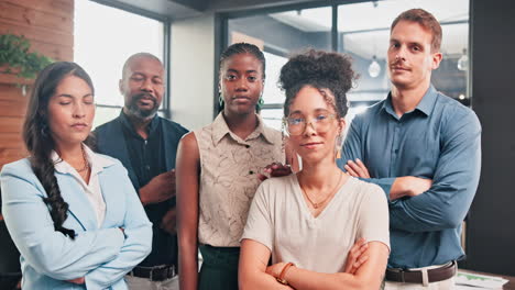 diverse business team portrait