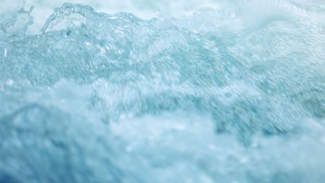 close up of mountain river in the wood in slow motion. beautiful wildlife landscape.