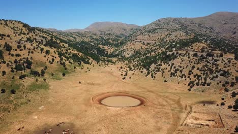 mount hermon birkat man aerial view