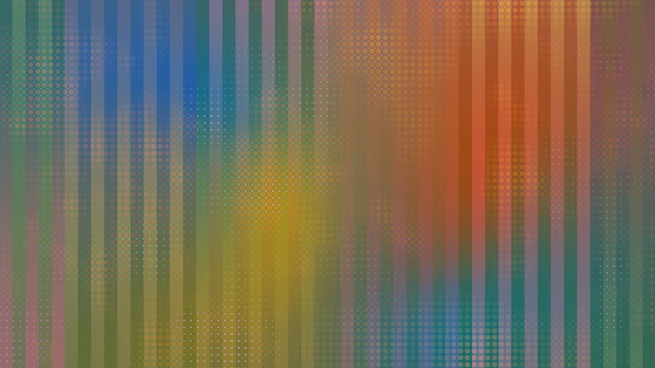 Abstract colorful vertical stripes with loopable halftone dot patterns animation, vibrant digital textures, modern energetic background