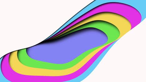 la vibrante forma de onda del arco iris un elemento de diseño cautivador