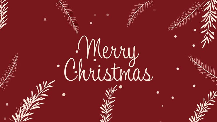 Motion Graphic of Lovely christmas card collection with flat design