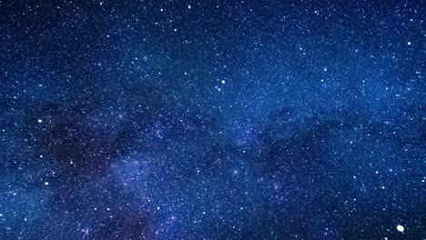 space travel background with blue tone. seamless loop galaxy exploration through outer space towards glowing milky way galaxy. 4k looping animation of flying through glowing nebulae