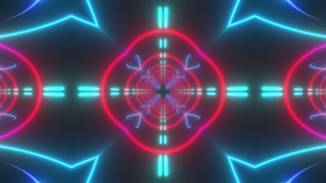 Neon Tunnel Visualizer