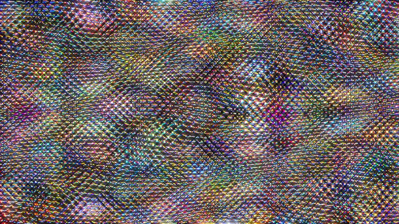 líneas brillantes que establecen el movimiento de la onda, color azul, sobre fondo negro