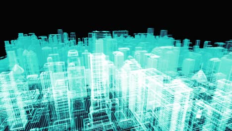 3d city skyline loop 21