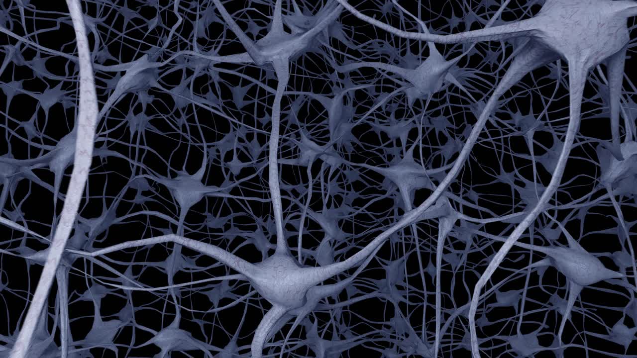 neuronas cerebro mente axón pensamiento red neuronal dendrita célula ciencia de la salud 4k