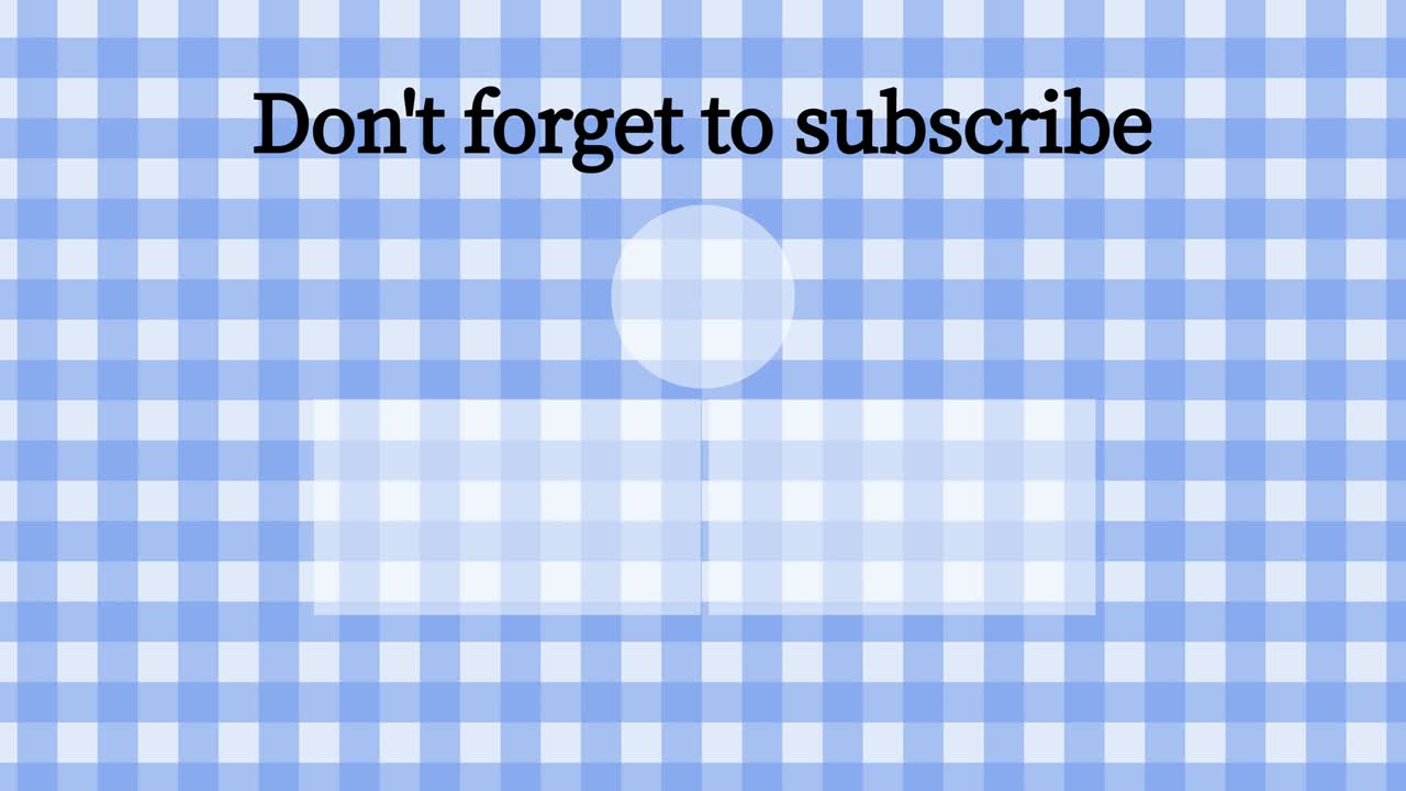 플레이드 체커드 엔드 카드 엔딩 스크린 모션 그래픽