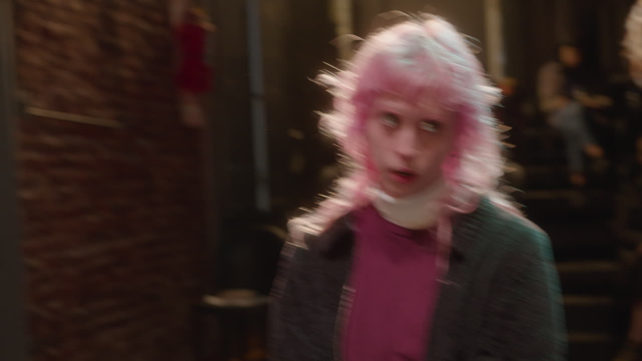 Group of Actors Practicing on Stage before Performance in Theater