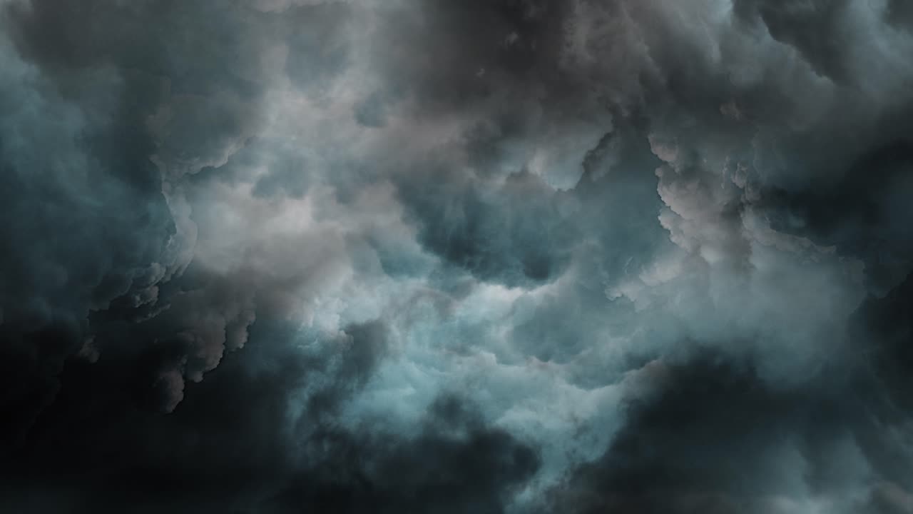 fondo de cielo de tormenta eléctrica de vista 4k