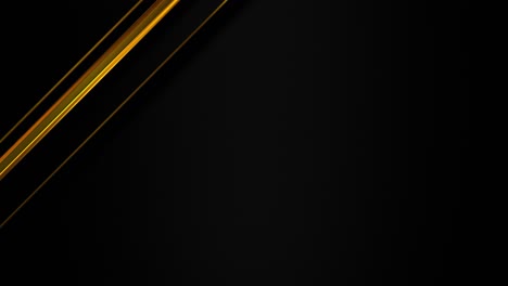 fondo geométrico moderno negro y dorado