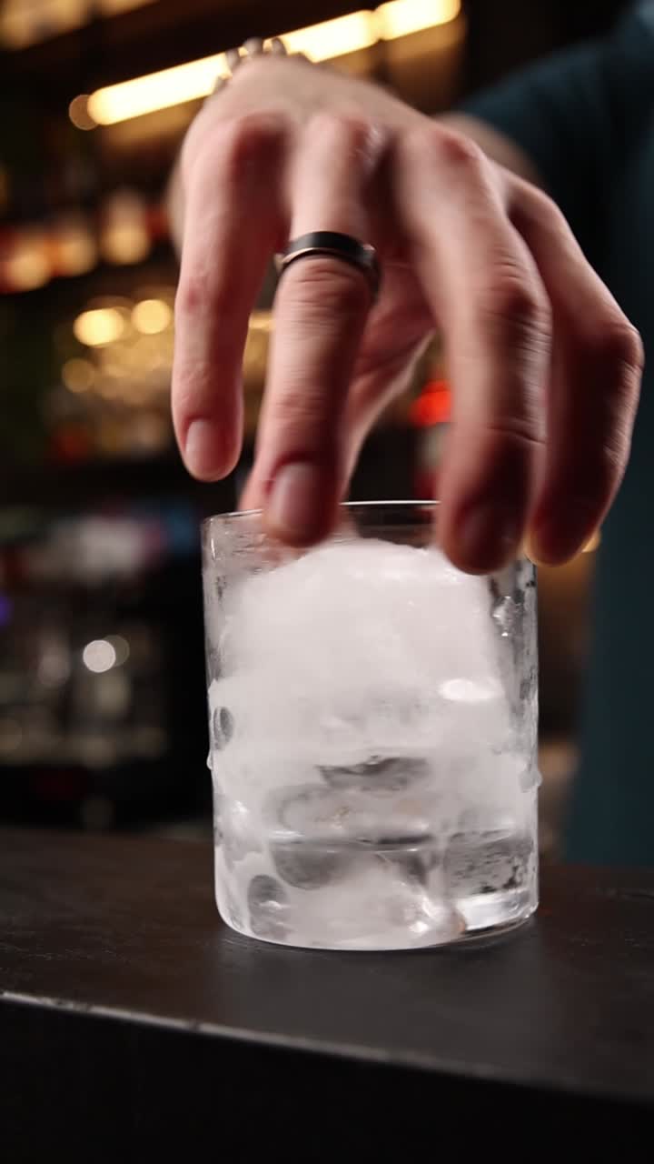 preparación de cócteles