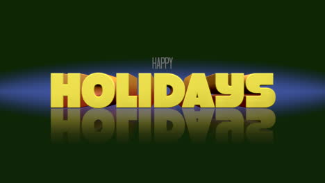 Cartoon-Happy-Holidays-text-on-black-gradient