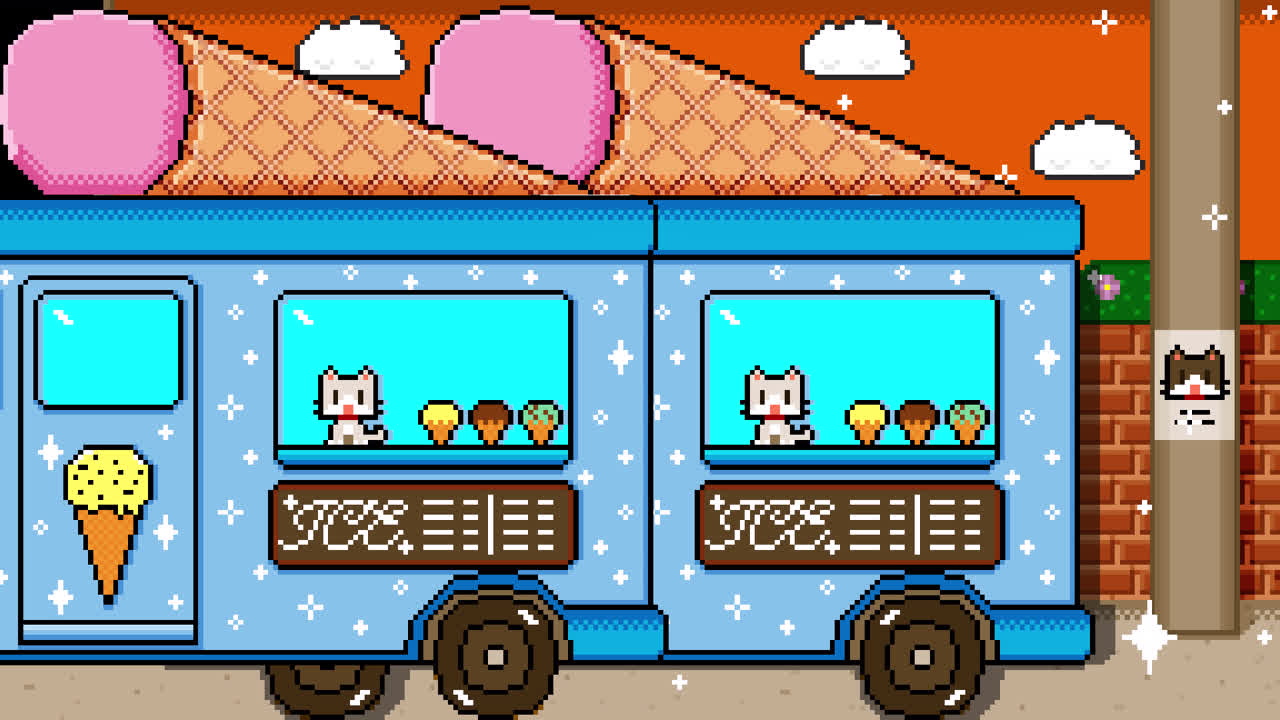 Pixel ice wagon Evening Transitions. 1080p - 30 fps - Alpha Channel (1).mov