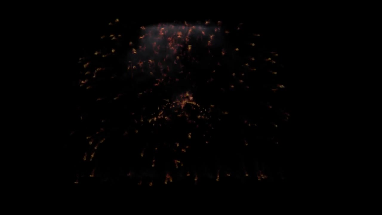 Esplosione di fuochi d'artificio