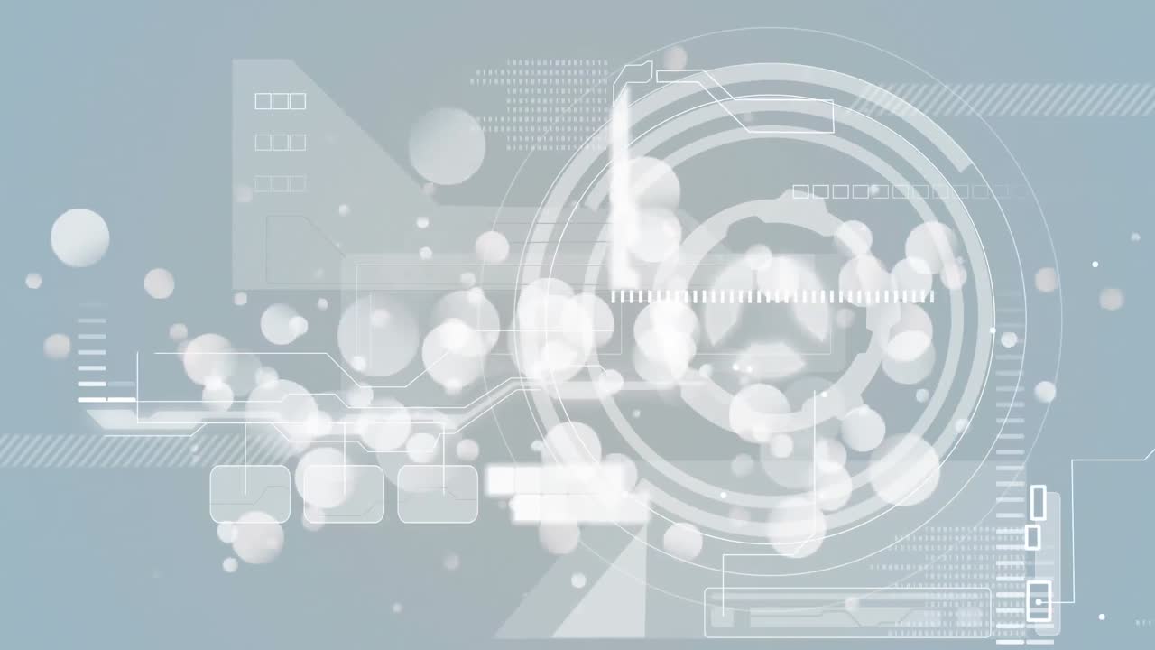 회색에 대한 원형 범위 스캐닝과 데이터 처리에 대한  ⁇  반점의 애니메이션