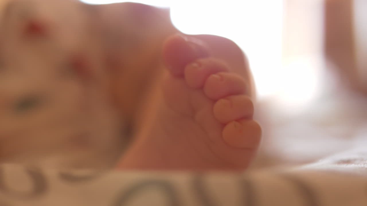 Füße des kleinen Babys