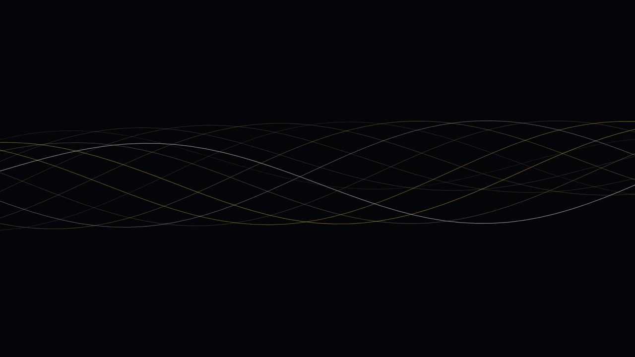 Sfondo animato astratto con linee ondulate intersecanti