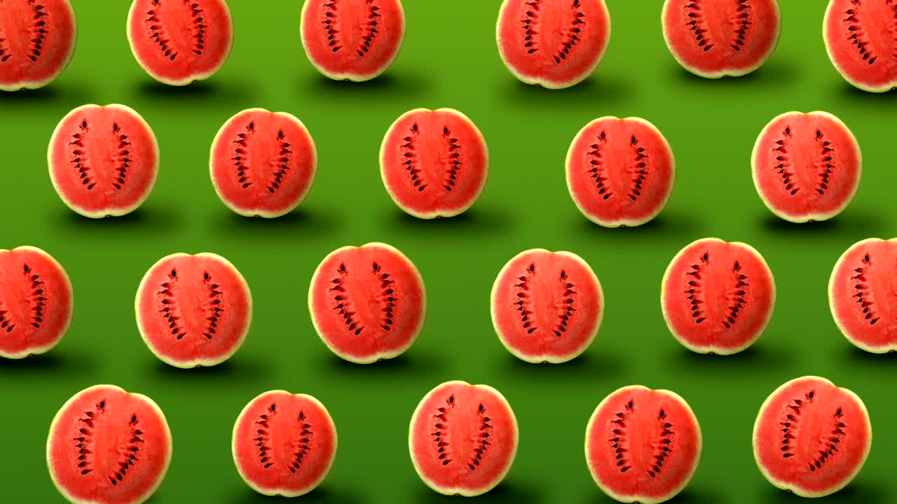 신선한 수박의 배경
