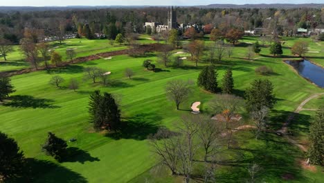 Campo-De-Golf-Durante-El-Invierno